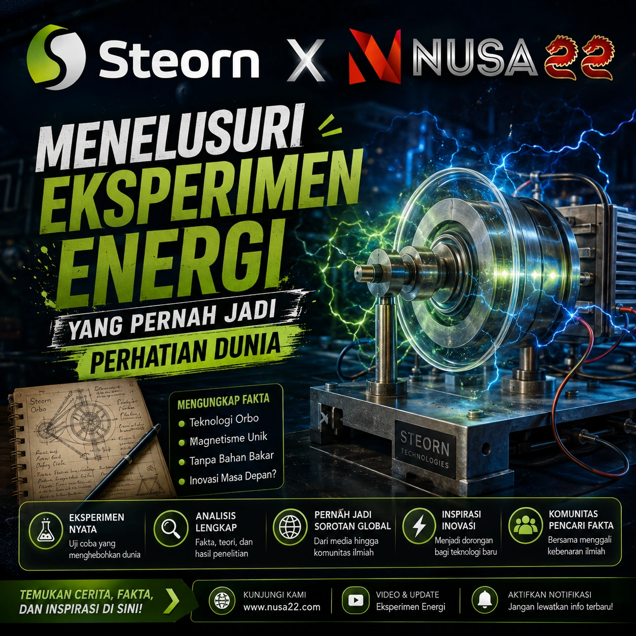 Steorn X Nusa22 Front Black 